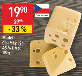 Sýr Císářský 45% Madeta
