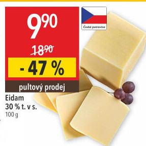 Sýr Eidam 30%
