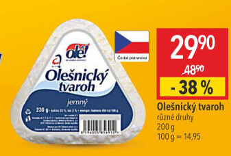 Tvaroh jemný Olešnický Moravia