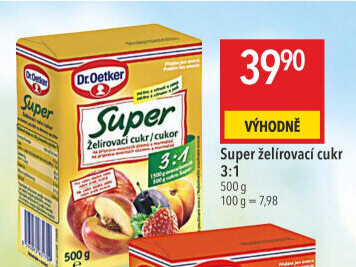Želírovací cukr Super Dr. Oetker