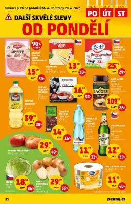 akční leták Penny Market 22.6.2023-28.6.2023