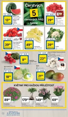 akční leták Tesco 21.6.2023-27.6.2023