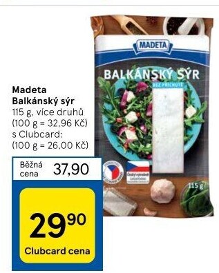 Balkánský sýr Madeta