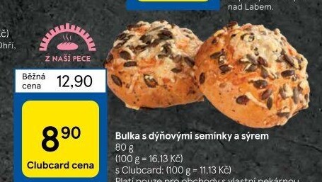 Bulka dýňová se sýrem