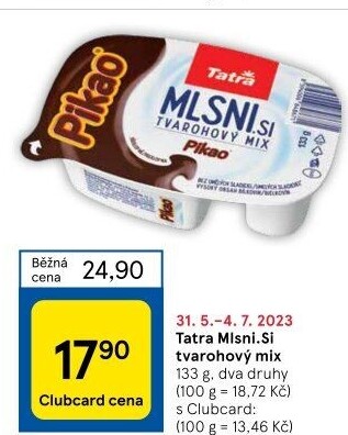 Dezert Mlsni si Tatra