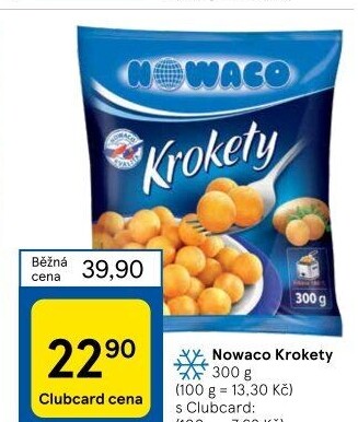 Krokety mražené Nowaco