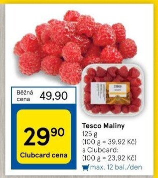 Maliny Tesco