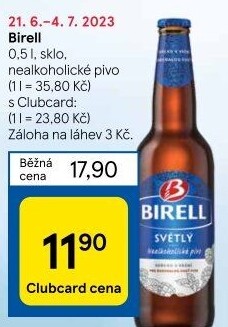 Nealkoholické pivo Birell