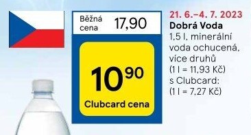 Ochucená voda Dobrá voda