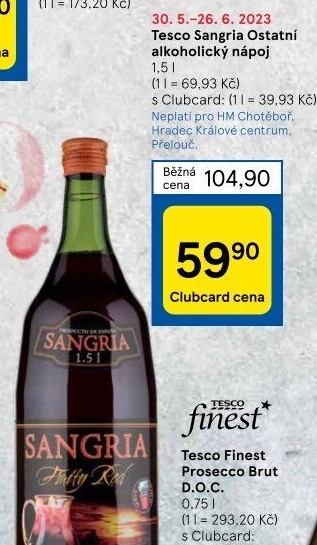 Sangria Tesco