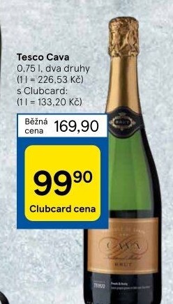 Sekty Cava Tesco