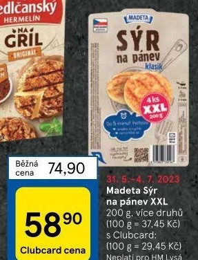 Sýr na pánev Madeta