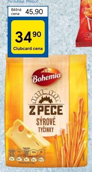 Tyčinky Z pece Bohemia Chips