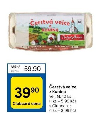 Vejce M z Kunína