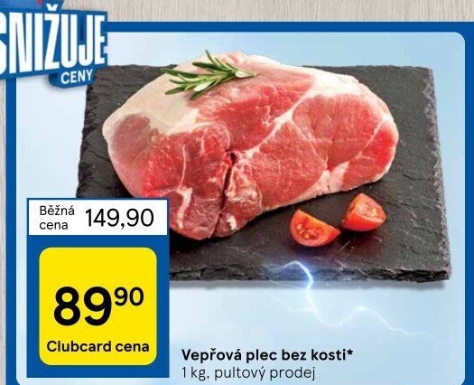Vepřová plec bez kosti