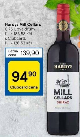Vína Mill Cellars Hardys