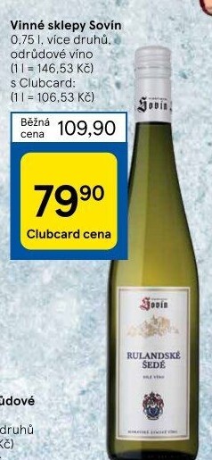 Vína Vinný sklep Sovín