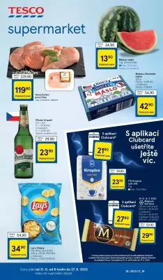 akční leták Tesco 21.6.2023-27.6.2023