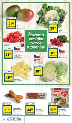 akční leták Tesco 21.6.2023-27.6.2023
