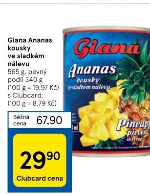 Kompot ananas Giana
