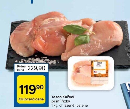 Kuřecí prsní řízky Tesco