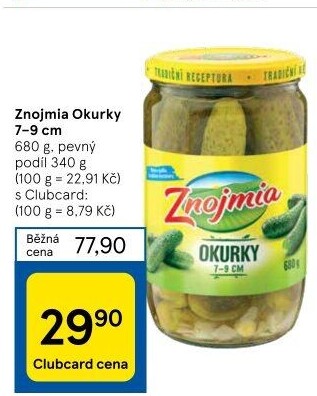 Okurky Znojmia