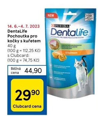 Pamlsky pro kočky Denta Life Purina
