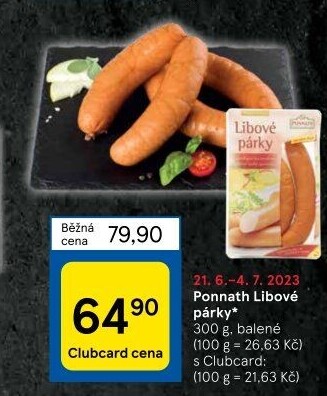 Párky libové Ponnath