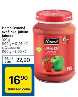 Přesnídávka ovocná Hamé