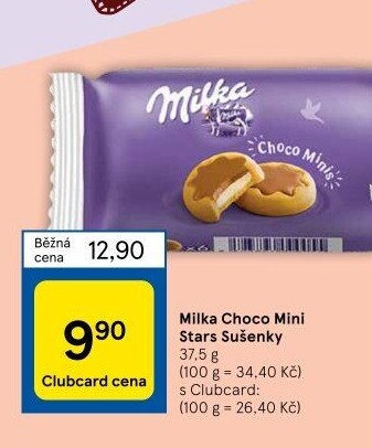 Sušenky Choco Minis Milka