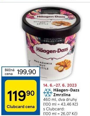 Zmrzlina v kelímku Häagen-Dazs
