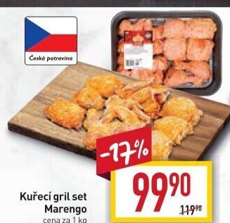 Kuřecí grilovací set Marengo Vodňanské Kuře
