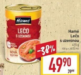 Lečo s uzeninou Hamé - konzerva