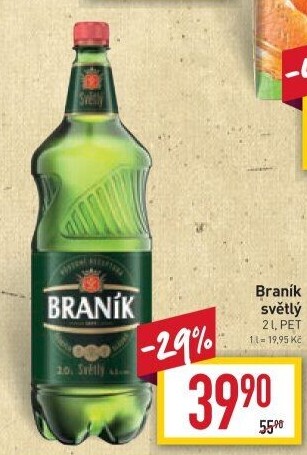 Pivo světlé Braník