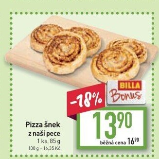 Pizza šnek