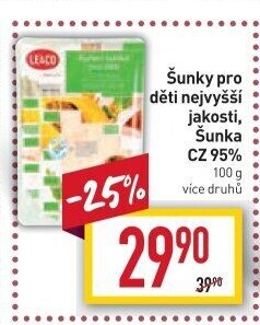Šunka dětská nejvyšší jakosti LE&amp
