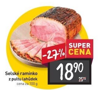 Šunka selské ramínko