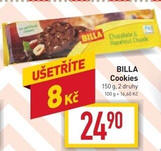 Sušenky Cookies Billa