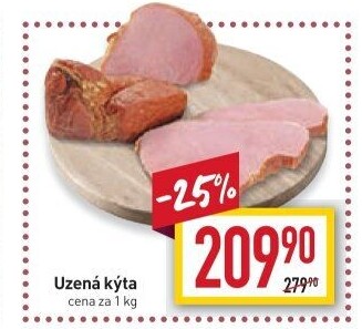 Uzená kýta bez kosti