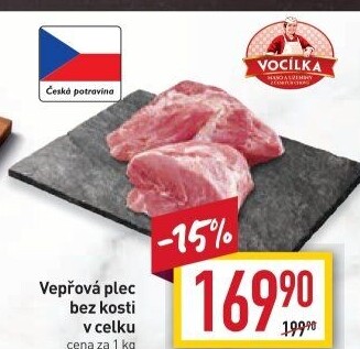 Vepřová plec bez kosti Vocílka
