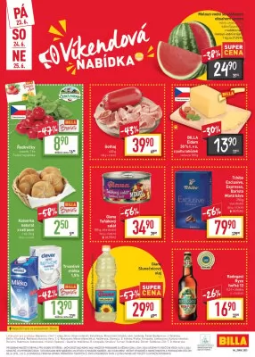 akční leták BILLA 21.6.2023-27.6.2023