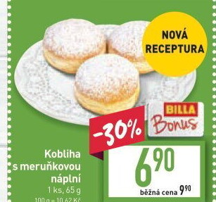 Kobliha s ovocnou náplní
