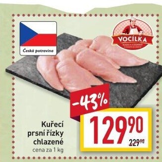 Kuřecí prsní řízky Vocílka