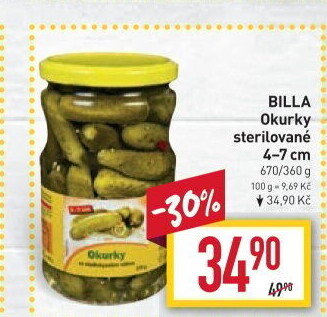 Okurky Billa