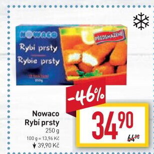 Rybí prsty předsmažené mražené Nowaco