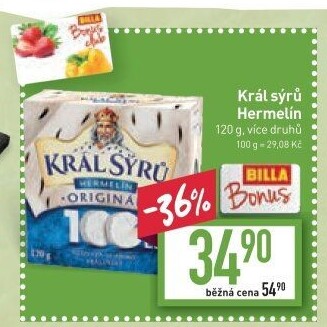 Sýr Hermelín Král sýrů
