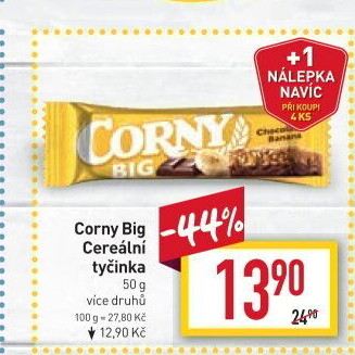 Tyčinka cereální BIG Corny