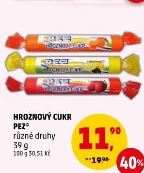 Bonbony z hroznového cukru PEZ