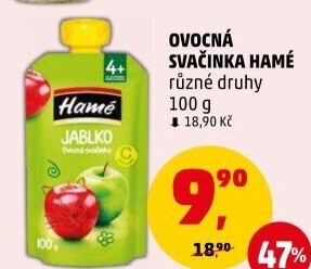 Kapsička ovocná svačinka Hamé