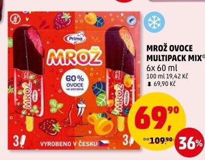Nanuk ovoce v čokoládě Mrož Prima
